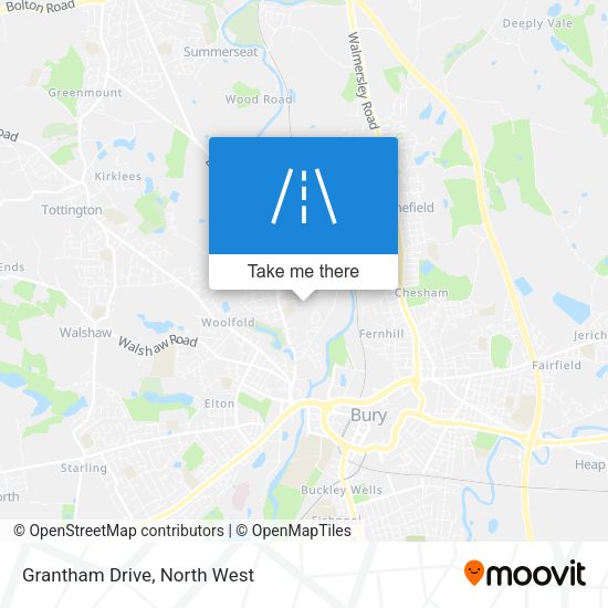 Grantham Drive map
