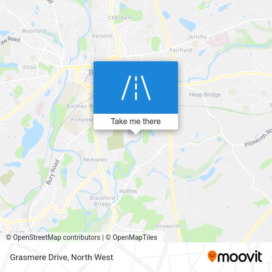 Grasmere Drive map
