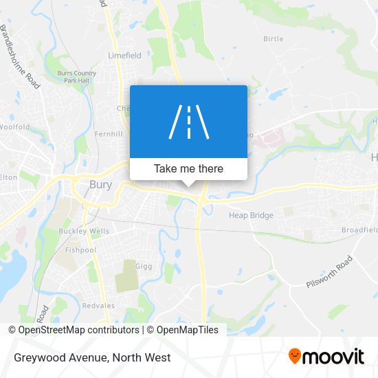 Greywood Avenue map