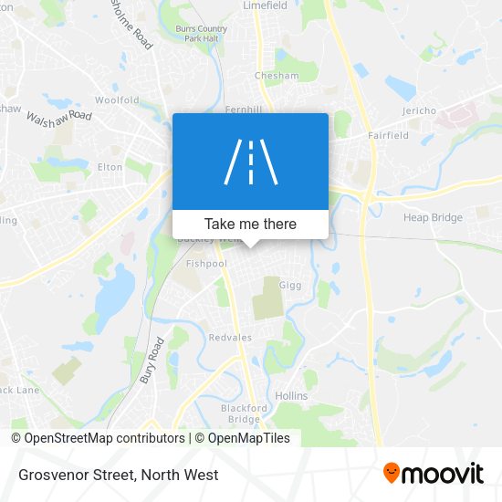 Grosvenor Street map