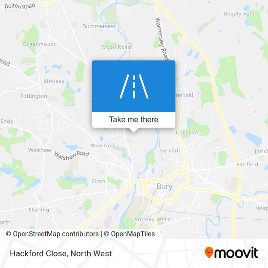 Hackford Close map