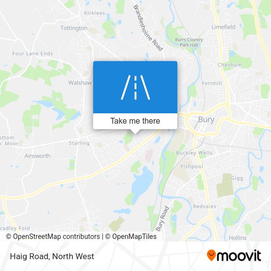 Haig Road map