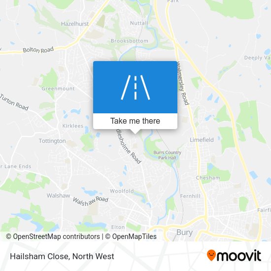 Hailsham Close map