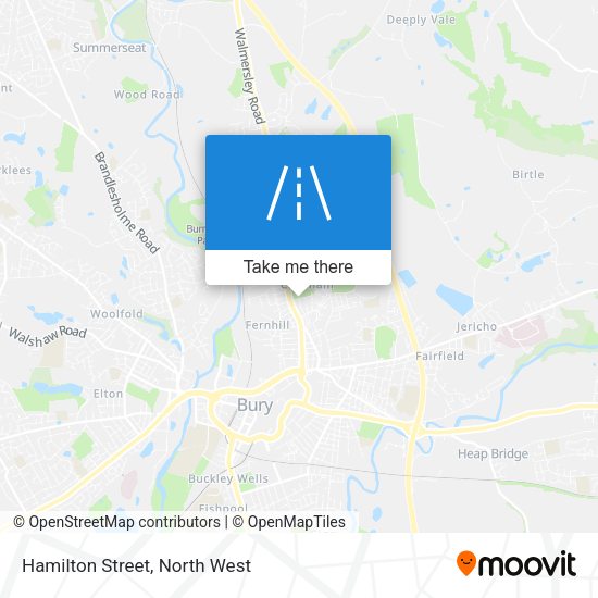 Hamilton Street map