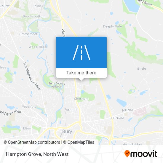 Hampton Grove map
