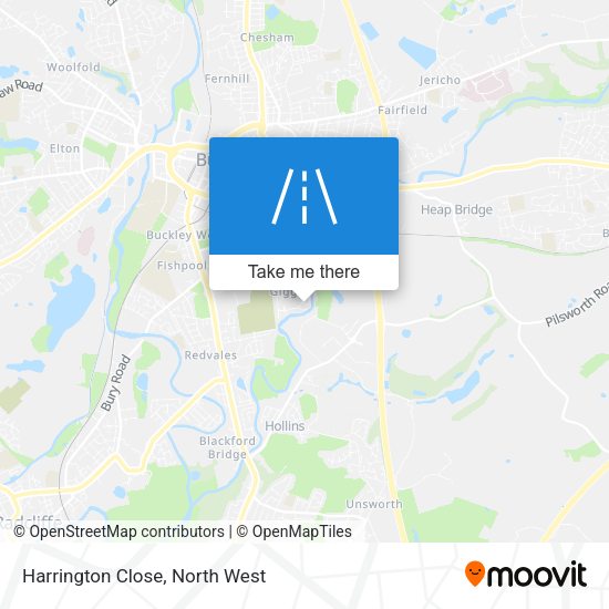 Harrington Close map