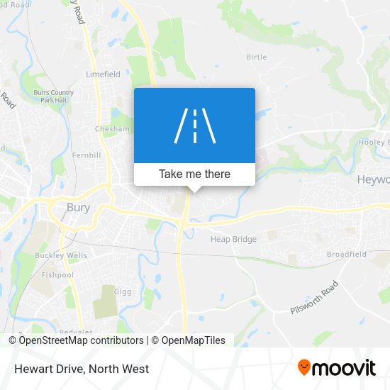 Hewart Drive map