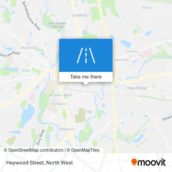 Heywood Street map