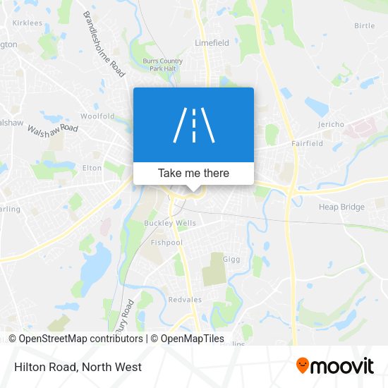 Hilton Road map