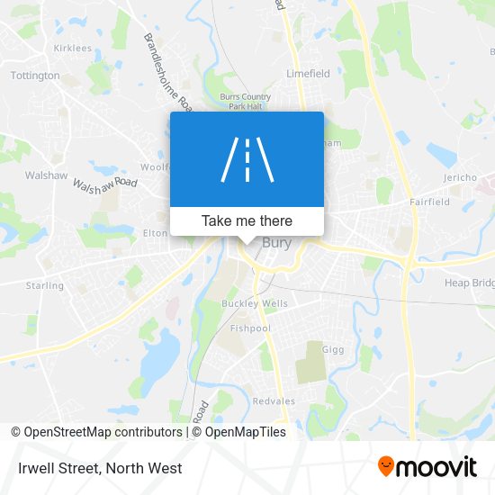 Irwell Street map