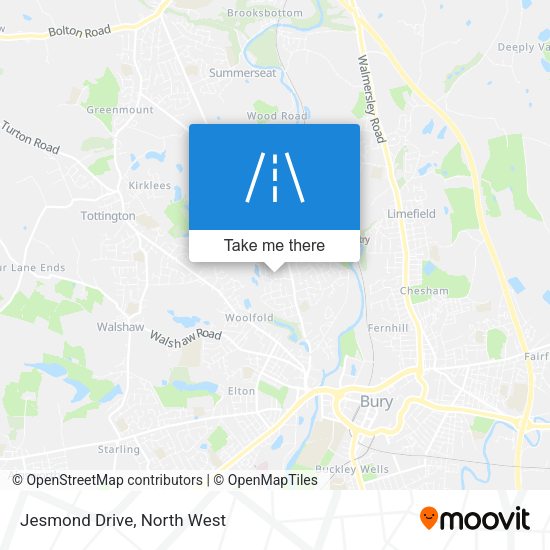 Jesmond Drive map