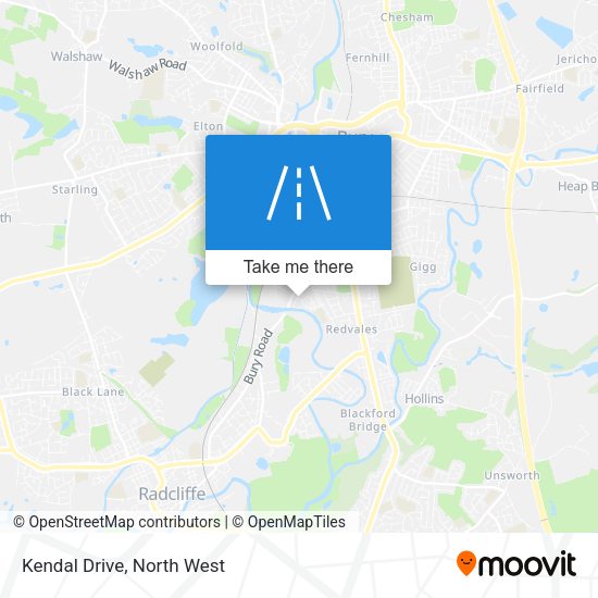Kendal Drive map