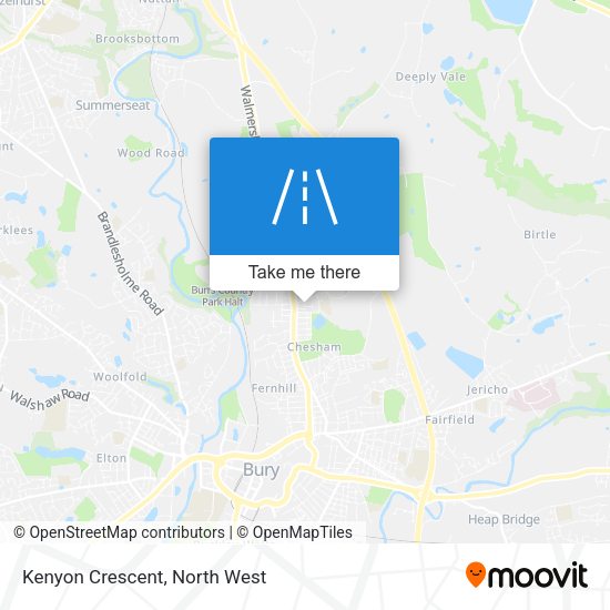 Kenyon Crescent map