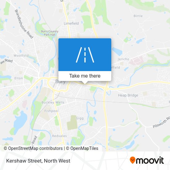 Kershaw Street map