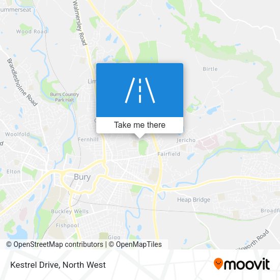 Kestrel Drive map