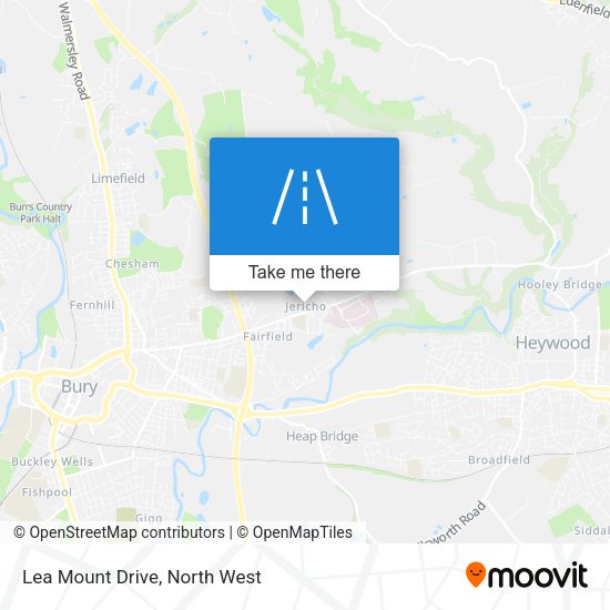Lea Mount Drive map