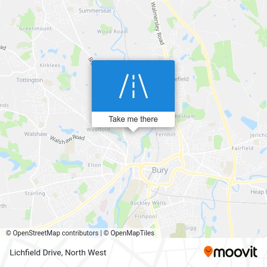Lichfield Drive map