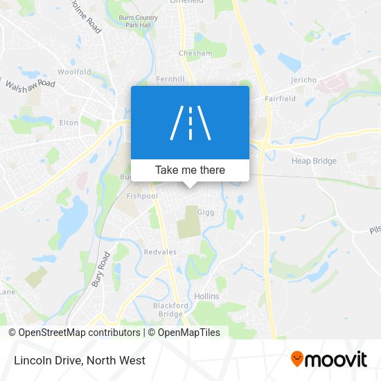 Lincoln Drive map