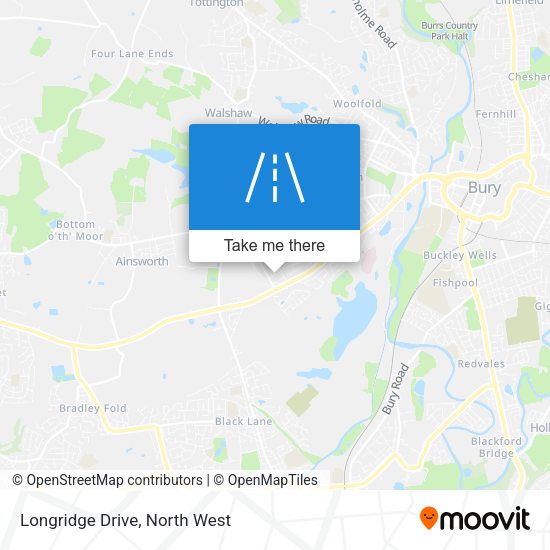 Longridge Drive map