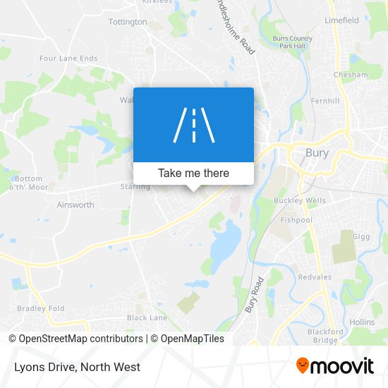 Lyons Drive map