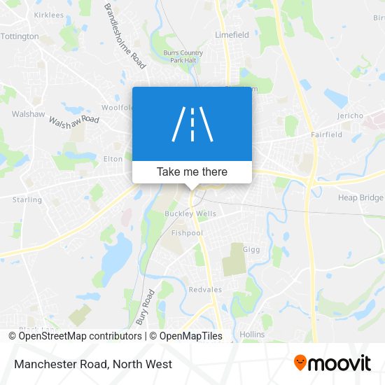 Manchester Road map