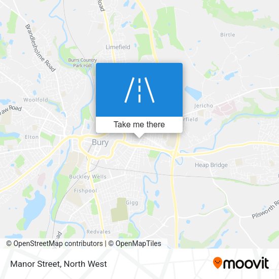 Manor Street map
