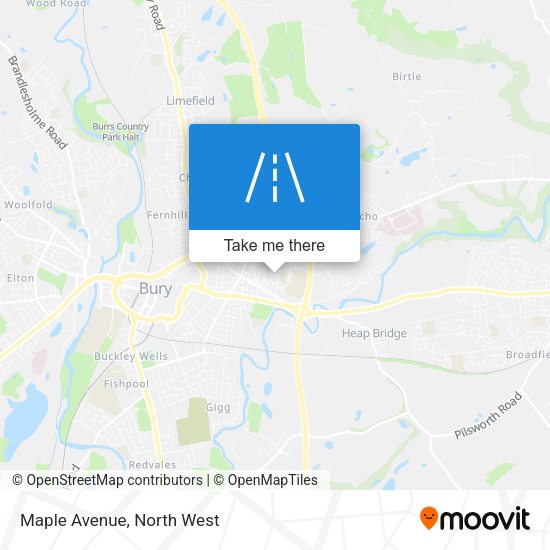 Maple Avenue map
