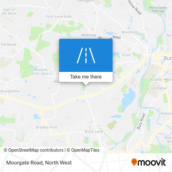 Moorgate Road map