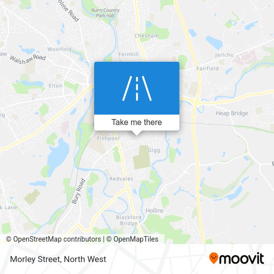 Morley Street map