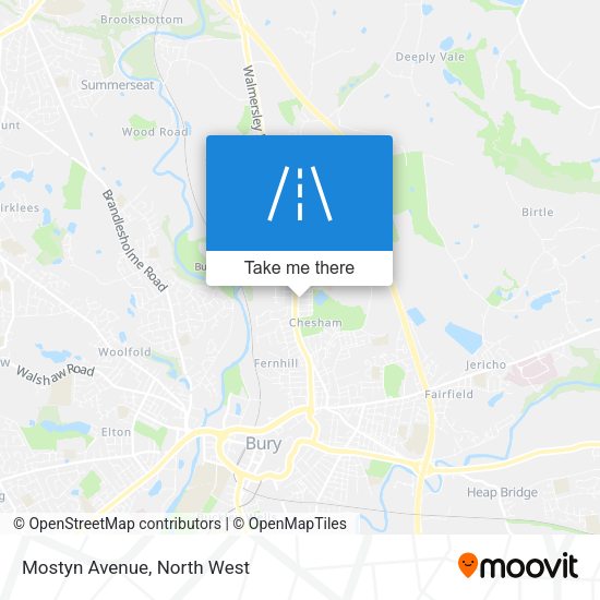 Mostyn Avenue map