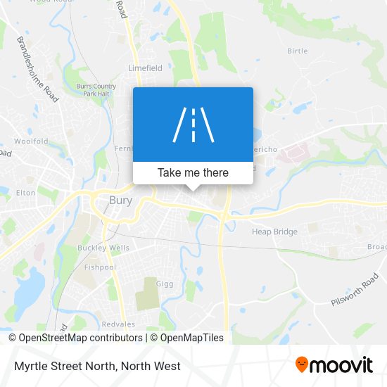 Myrtle Street North map