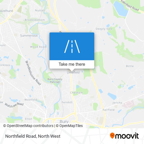 Northfield Road map