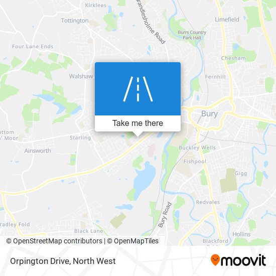 Orpington Drive map