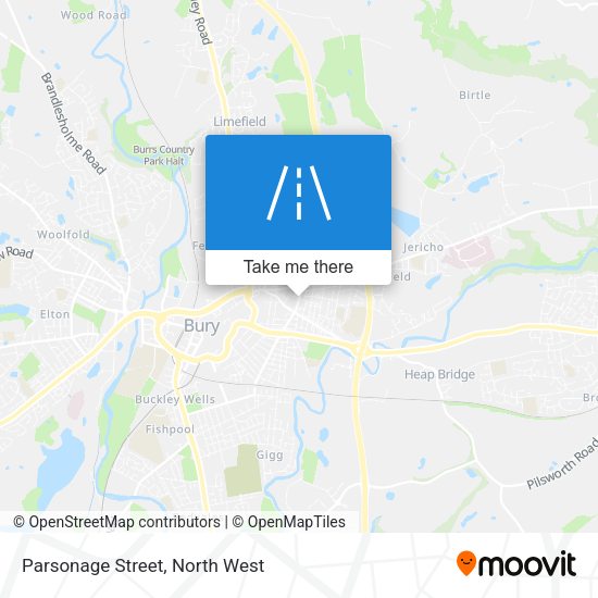 Parsonage Street map