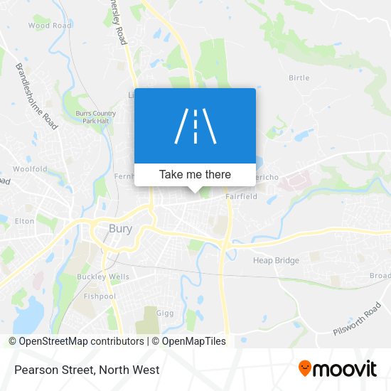 Pearson Street map