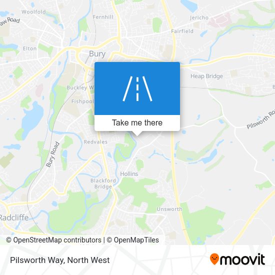 Pilsworth Way map