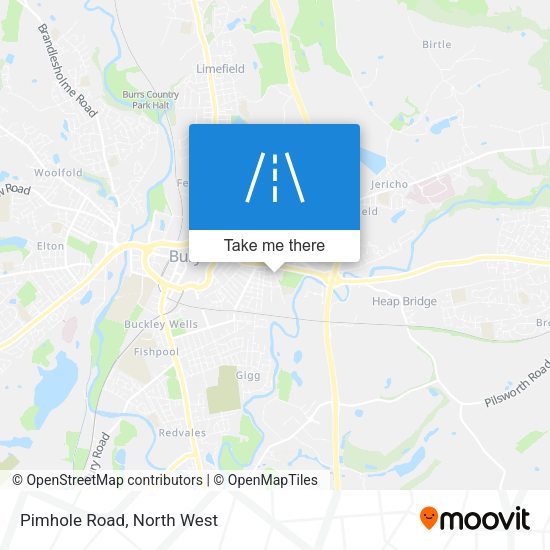 Pimhole Road map