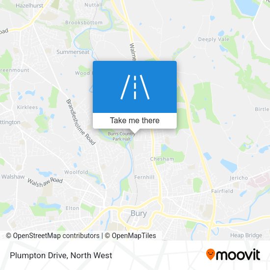 Plumpton Drive map