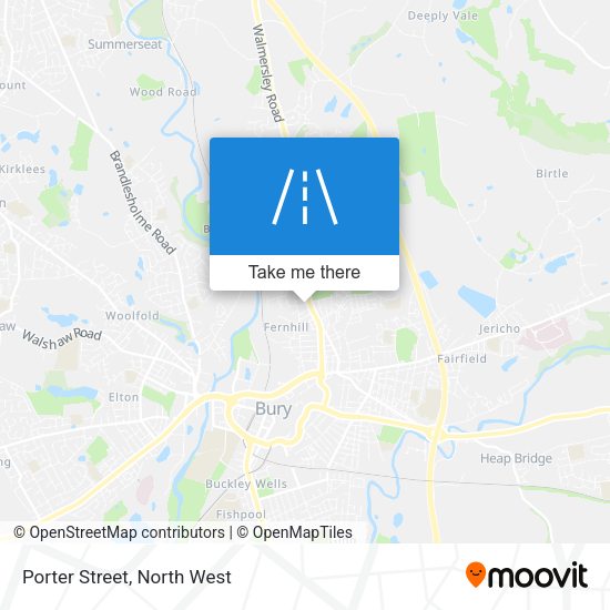 Porter Street map