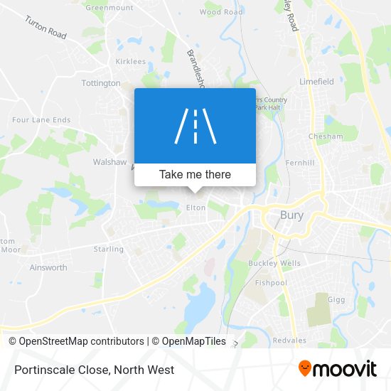 Portinscale Close map
