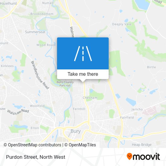Purdon Street map