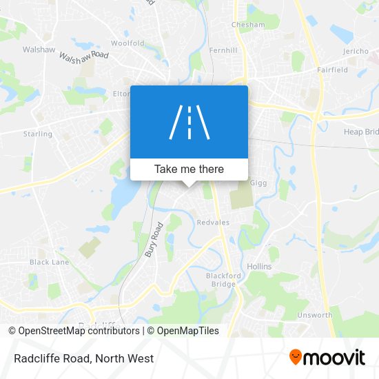 Radcliffe Road map