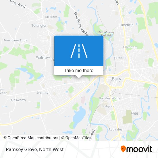 Ramsey Grove map