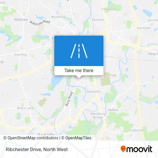 Ribchester Drive map