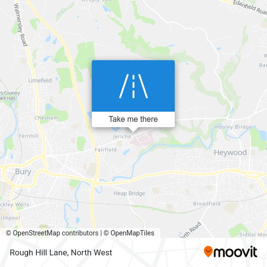 Rough Hill Lane map