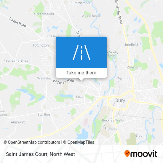 Saint James Court map