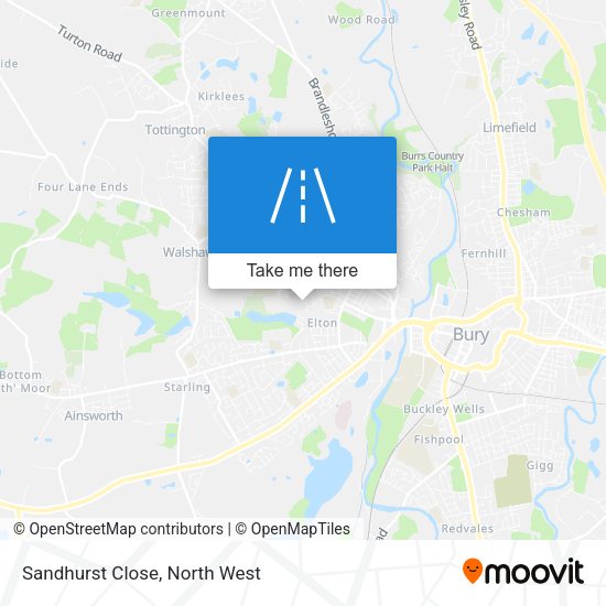 Sandhurst Close map