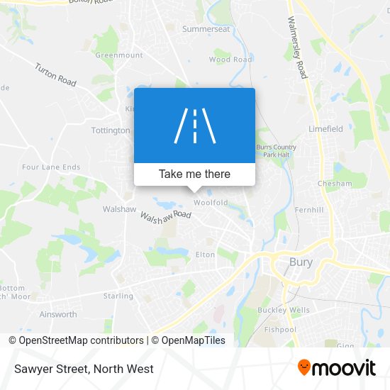 Sawyer Street map