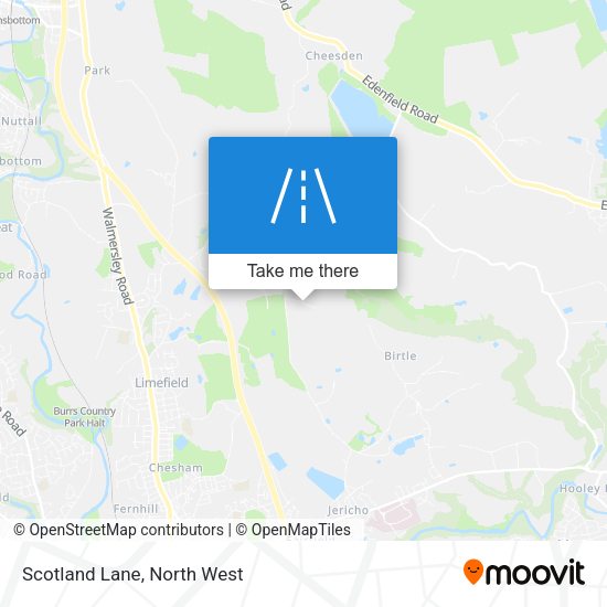Scotland Lane map