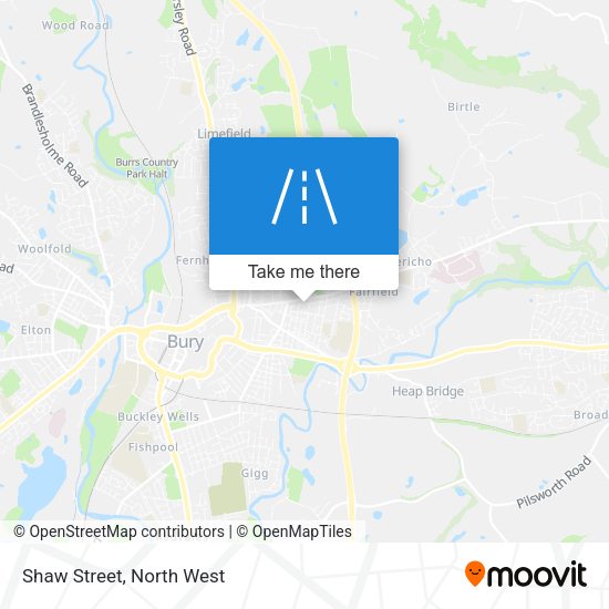 Shaw Street map